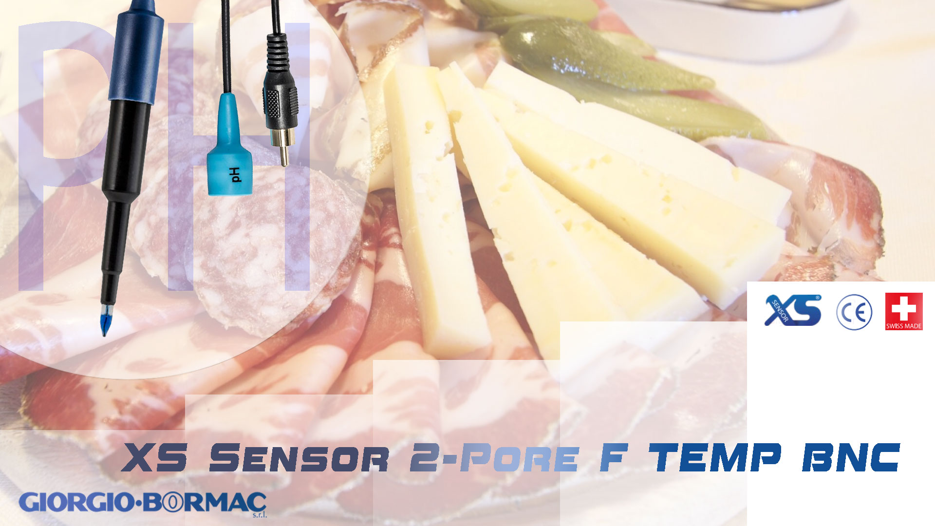 الکترود پی اچ نفوذی گوشت مدل XS Sensor 2-Pore F T