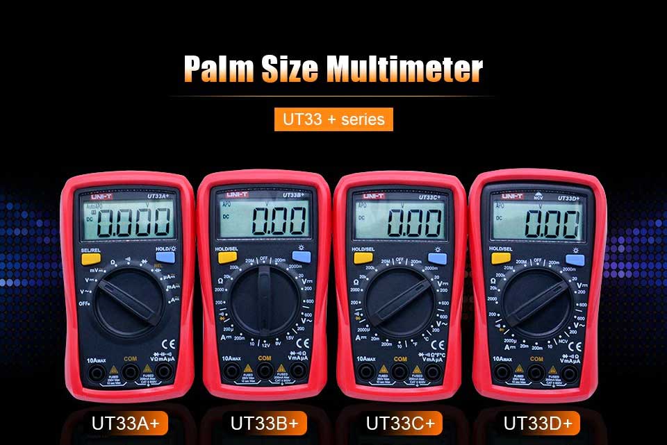 مولتی متر دیجیتال جیبی و ارزان قیمت یونی تی سری + UT33