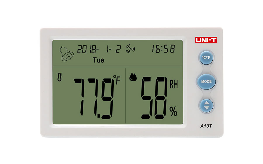  دما و رطوبت سنج دیواری یونیتی مدل UNI-T A13T