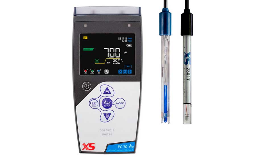 مولتی متر شیمیایی شیمیایی قابل حمل برند XS ایتالیا مدل PC 70 VIO